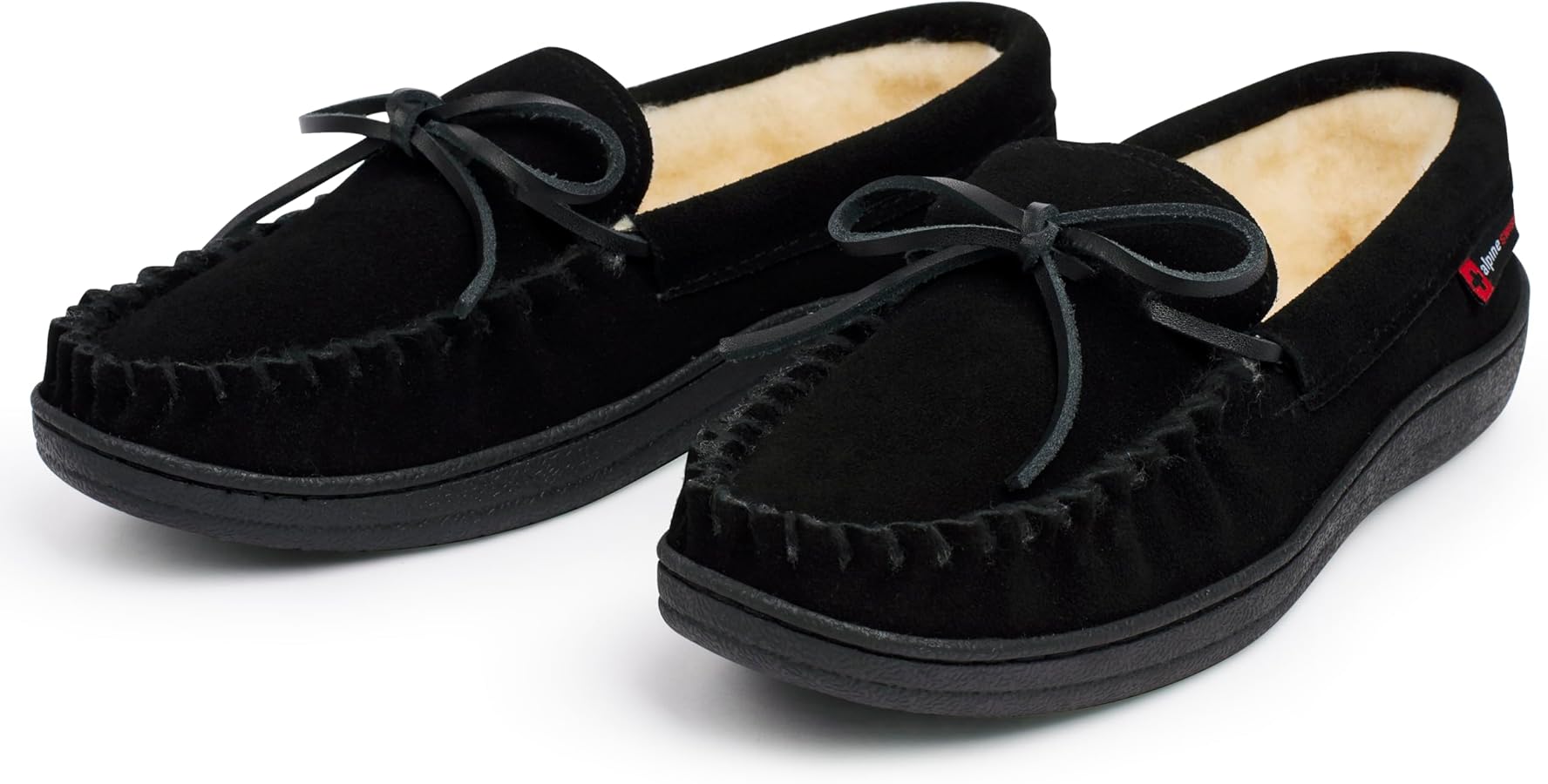Amazon.com | Alpine Swiss Sabine Womens Moccasin Slippers Genuine